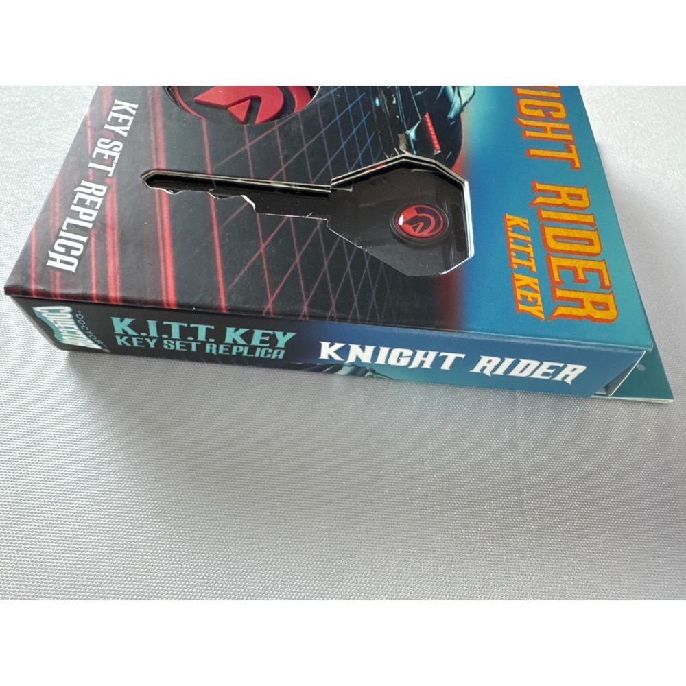 Knight Rider KITT Key Replica Doctor Collector DCKITT03 Keychain Open Box - Picture 7 of 12